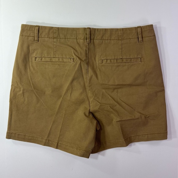 Banana Republic Authentic Chino Flat Front Short - whiskey, size 12 - Picture 2 of 12
